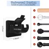 8PCS No Drill Curtain Rod Brackets No Drilling Self Adhesive