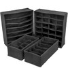 Sorbus® Set of 4 Foldable Drawer Dividers, Storage Boxes, Closet