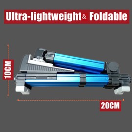 AGS08 Aluminum Guitar Stand, Adjustable Base, Ultralight and Foldable, Non-Slip, Suitable for Acoustic Guitar, Electric Guitar etc