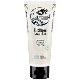 Water Law Tattoo Fast Repair Tattoo Lotion – Post tattoo soothing cream 50 ml - with Panthenol, Aloe Vera and Glycerin – Moisturizing and protective action - Made in Italy