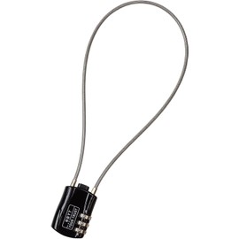 HUIKKJP Wire Lock, Combination Type, 3 Digit Password, Suitcase, Dial Lock, Helmet, Anti-theft, Security Prevention, Travel