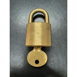 New  Wilson Bohannan WB Padlock Brass Lock Heavy Duty…NEW
