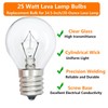 Lava Lamp Bulbs 25 Watt S11 E17 Base The Original