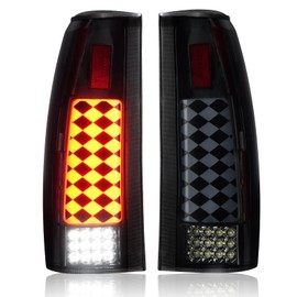 LED Tail Light for Chevy GMC C/K 1500 1988-1999, C1500 C2500 Suburban 92-99, C/K 2500 3500 88-00, Silverado 94-98, Tahoe 95-99, Yukon 92-00, Blazer 92-94, Escalade 99-00, Rear Lamp Taillight, 16511565
