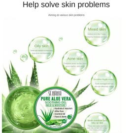 Senana Aloe Vera Body Face Moisturizer Skin Care Dry Skin Anti Wrinkle Acne Scars - 3 pack