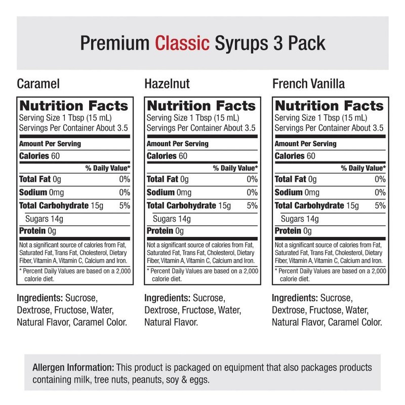 Amoretti - Classic Syrups 3 Pack - 1.69 Fl oz