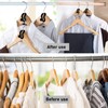 Laughhe 40 x Clothes Hanger Hooks - Space-saving Connectors and