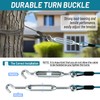 Dog Runner for Yard, Heavy Duty 100FT Dog Runs for