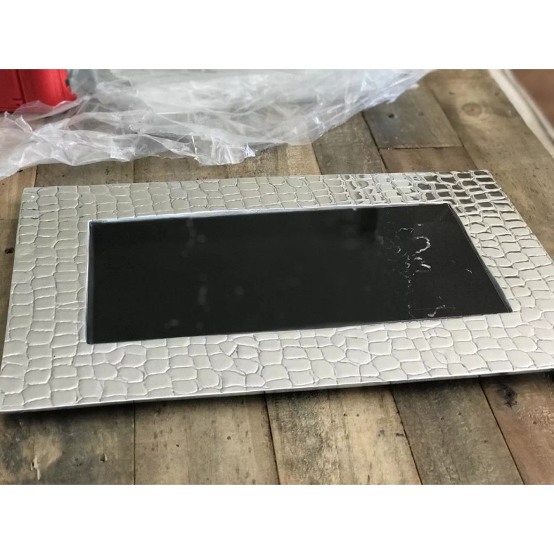 Beatriz Ball Crocodile Pattern Marble Cutting Board Rectangular - NEW