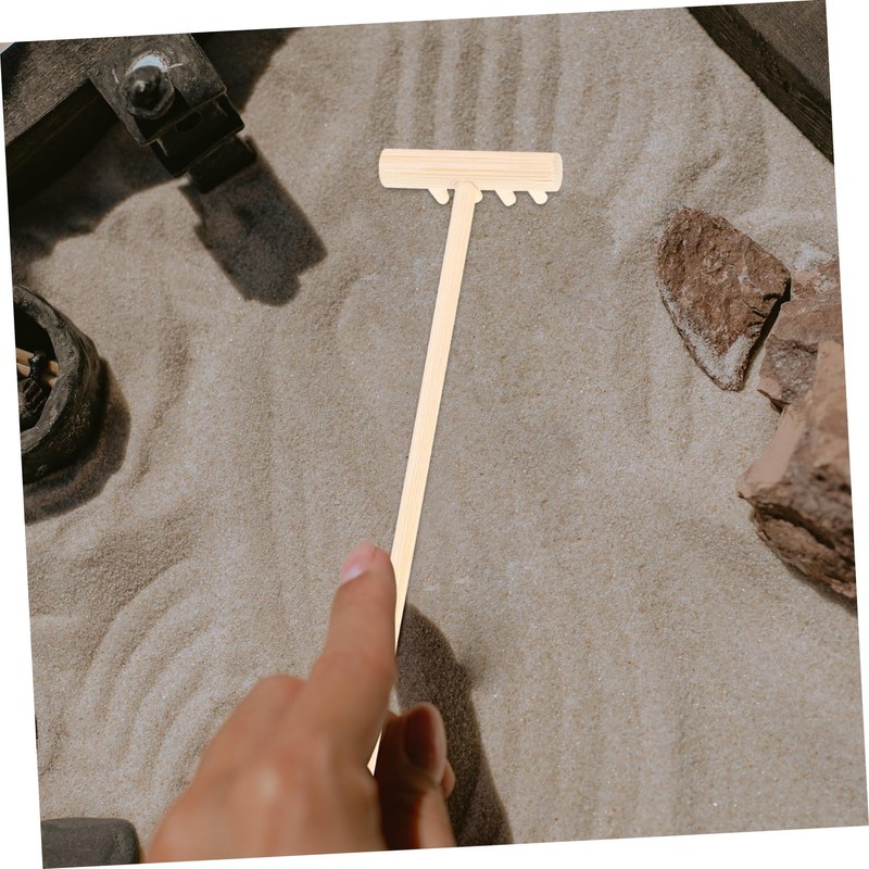VILLFUL 1 Set Mini Zen Garden Tools Rake Accessories for