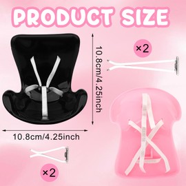 2 Pcs Car Seat for Dolls Miniature Air Vent Clip for 3.94-6.69 In Blind Box Doll Safety Seat Accessories Car Decor - Not Included Doll