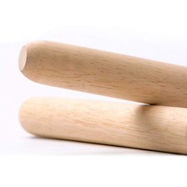 Wooden Rolling Pin, French Dumpling Rolling Pin for Baking Pizza Dough Roller 30 x 3.5cm