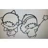Sanrio Little Twin Stars 3.5in X 6in