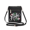 Frida Kahlo ANIMATED ARTWORK SIMPLE CROSSBODY - BLACK