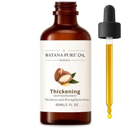 SUNHQXM Batana Oil for Hair Growth – 100% Pure & Organic from Honduras – Cold-Pressed Treatment for Scalp & Hair – Strengthens, Thickens & Restores Natural Hair – 60ml