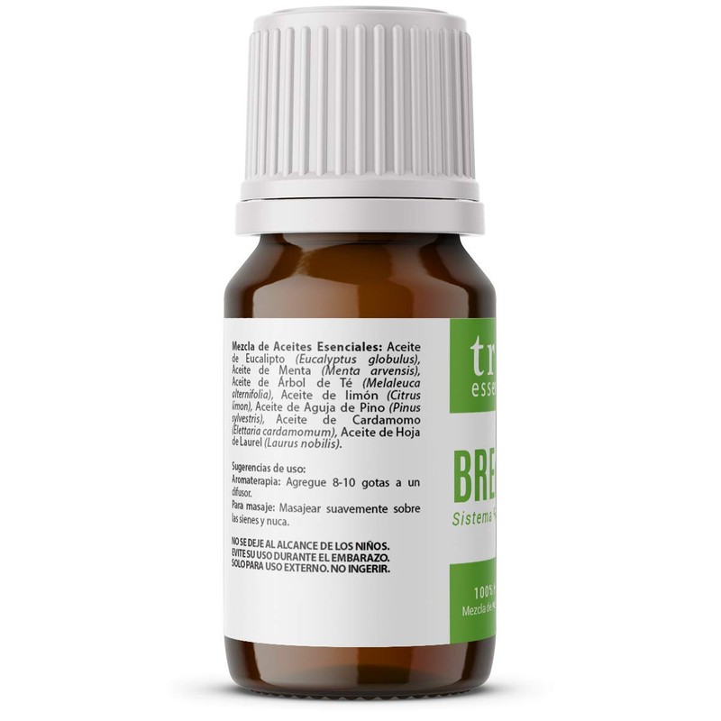 Aceite Esencial Breathe (Eucalipto, Menta, Tea Tree y más) 15ml
