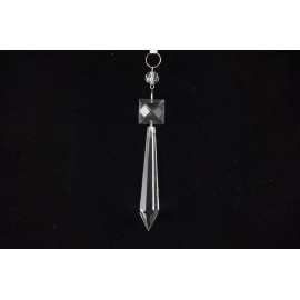 Lamp 12PC 5.25" glass crystal teardrop(76mm) chandelier lamp ornament