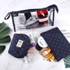 Toiletry Bag Transparent for Travel Pack of 3 Waterproof PVC