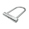 Black Stone Stainless Steel U Bike Lock-130dB Alarm System, 14mm