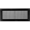Vent Systems 3" x 10" Inch (Opening Dimensions) Black -