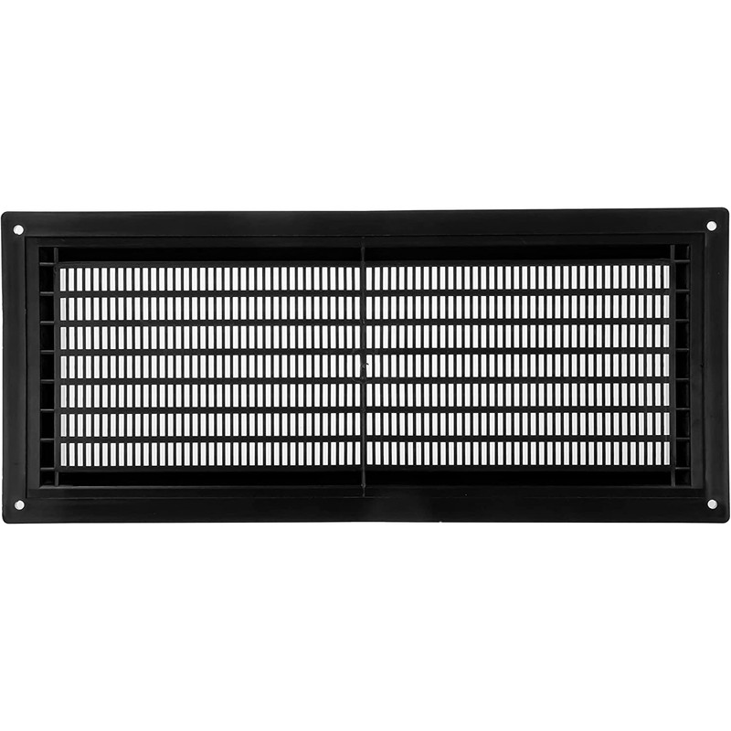 Vent Systems 3" x 10" Inch (Opening Dimensions) Black -