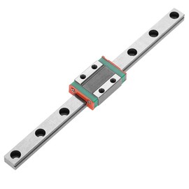 Qiilu Linear Rail Guide Linear Guide Rail Slide Rail LML9B 6 Sizes Linear Guide Rail + Slide Block 40mm 55mm 95mm 100mm 150mm 260mm CNC Parts (150mm)