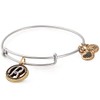 Alex and Ani Womens Initial R Charm Bangle