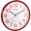 Atlanta 4378 Radio Wall Clock, red