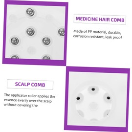 Baluue Scalp Treatment Comb Scalp Serum Applicator Scalp Oil Applicator High-end Pp Material Promote Blood Circulation Family and Friends Present
