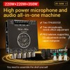 Snblzhef -Dam L1 Bluetooth Power Amplifier Board Stereo 2X220W+350W Bluetooth