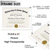 Fxojyvo White 8.5 x 11 Frame Display 8.5 by 11