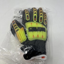 RPS NEW PAIR Crude Hands RPS Smart Impact Gloves 3XL Flex Shock WorkGloves