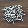 HELIFOUNER 120 Pieces 1/2 inch Cup Screw-in Ceiling Hanging Hooks,