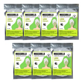7 Mascarillas Hidroplásticas De Limón Aclarante De 100g