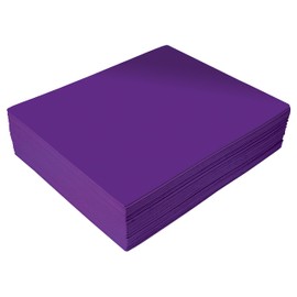 Purple EVA Foam Sheets, 30 Pack, 2mm Thick, 9 x 12 Inch, by Better Office Products, Purple Color, for Arts and Crafts, 30 Sheets Bulk Pack