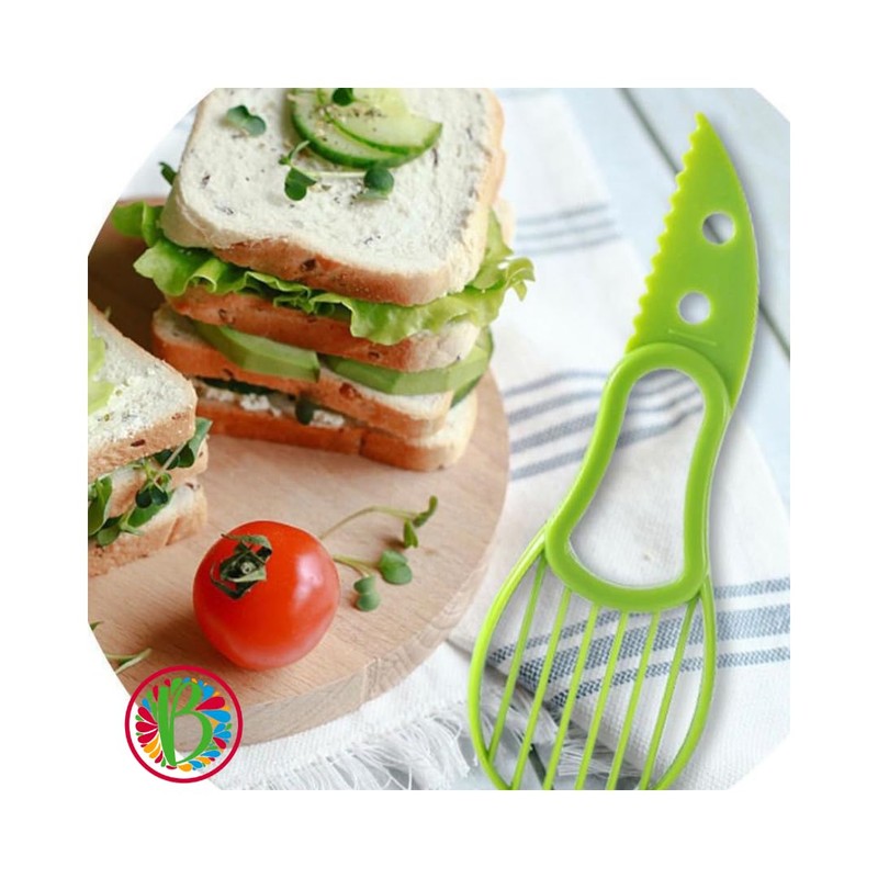 Blessed Kitchen Avocado Slicer 3 in 1 Avocado & Fruit