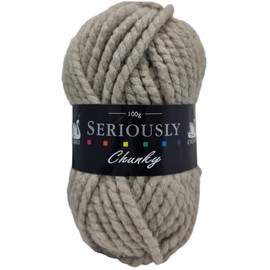 Cygnet Seriously Chunky Knitting Yarn/Wool - 100g Ball - 64 Shades (Fawn - 711)