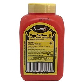 Preema Egg Yellow Food Colour Powder 500g Bottle