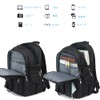 MIPOHAM Rucksack, Women's, Men's, Girls, Rucksack, 2-Layer Construction, 14 Pockets,