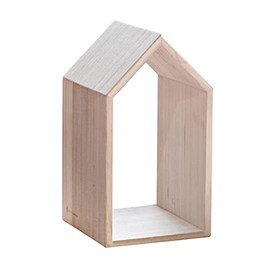 Masuda Paulownia Box Store Book House S Book House S Book House Paulownia Wood Handmade Desktop Bookend Bookstand Bookshelf Stylish Storage Beige W178 x D190 x H 308 mm