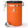 Coffee Gator Coffee Canister, 22oz Airtight Stainless Steel Kitchen Food