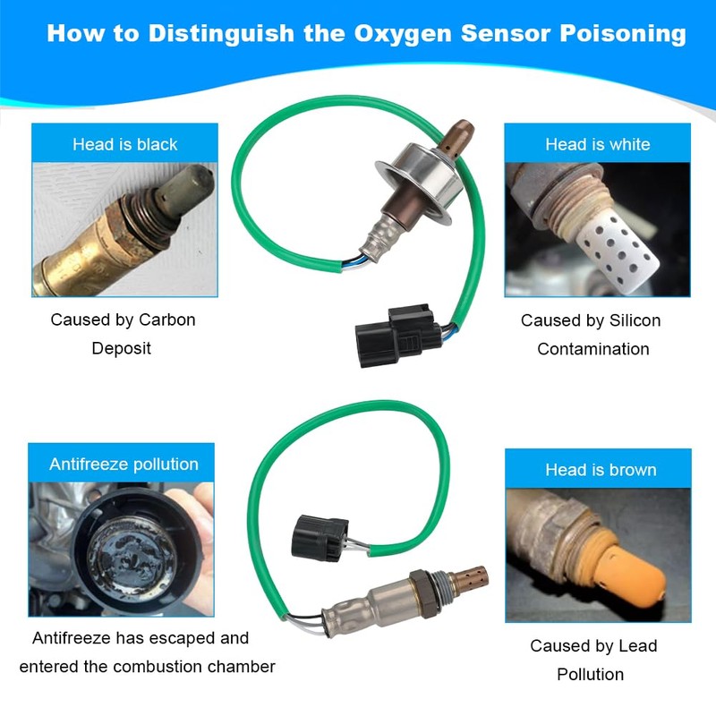 JDMON 2PCS O2 Oxygen Sensor Upstream & Downstream Replacement for