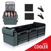 Farasla Waterproof Trunk Organizer with Insulated Leakproof Cooler Bag, Foldable