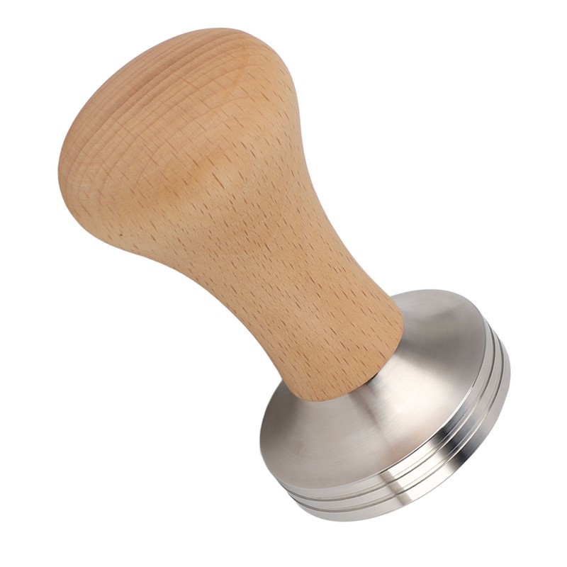 Coffee Tamper with Wooden Handle Easy To Operate Outstanding Extraction