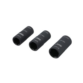 Laser Tools 8214 Double Ended Damaged Wheel Nut Socket Set 3pc