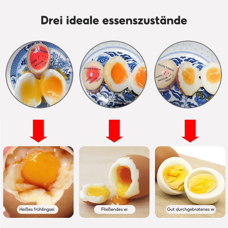 Egg Timer for Cooking, Pack of 6 Egg Timers, Egg