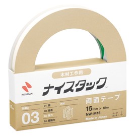 ニチバン 両面テープ ナイスタック (木材工作) 15mm×18m NW-M15