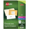 Avery White Eco-Friendly Shipping Labels, 2" x 4", White, Rectangle,