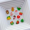 12 Grid Christmas Nail Charms 3D Nail Art Craft Resin