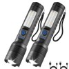 Ruboliy Rechargeable Flashlights 2Pack, Super Bright LED Flashlight, 7 Modes